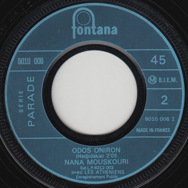 Nana Mouskouri : Enas Mithos (7", Single)