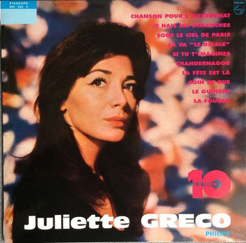Juliette Greco* : N°6 - 10 Ans De Chansons (10", Album, Mono)