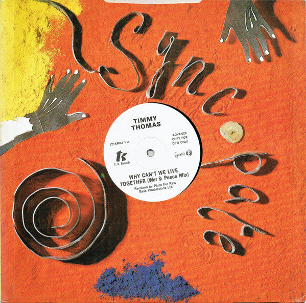 Timmy Thomas : Why Can't We Live Together (12", Promo)