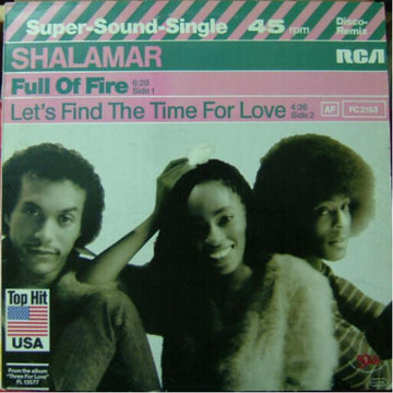 Shalamar : Full Of Fire / Let's Find Time For Love (12")