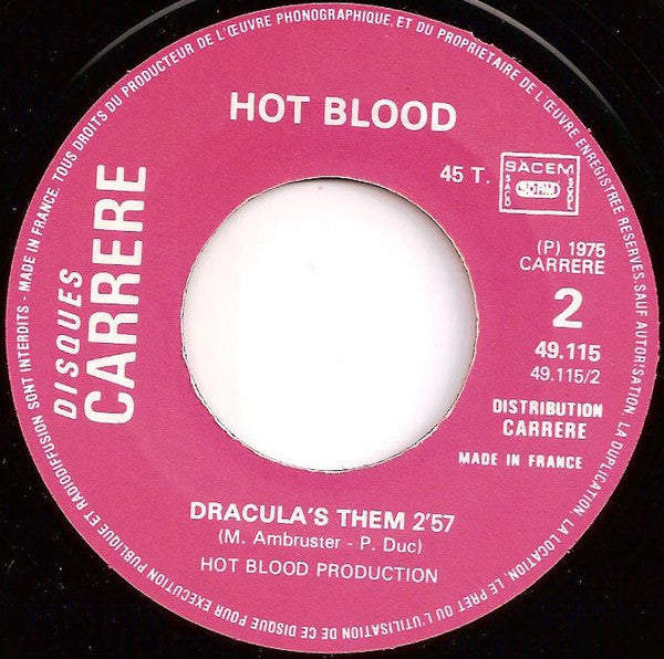 Hot Blood : Soul Dracula (7", Single)