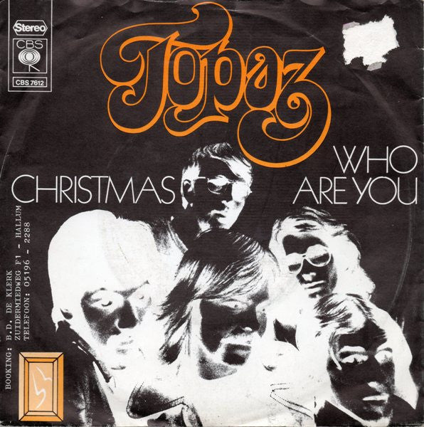 Topaz (30) : Christmas / Who Are You (7", Single)