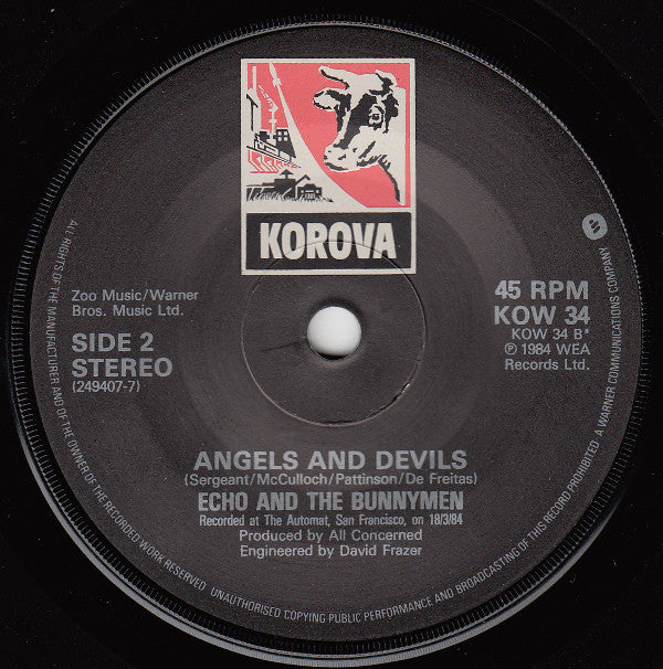 Echo & The Bunnymen : Silver (7", Single)