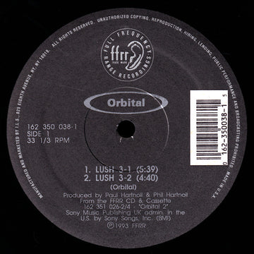 Orbital : Lush 3 (12")