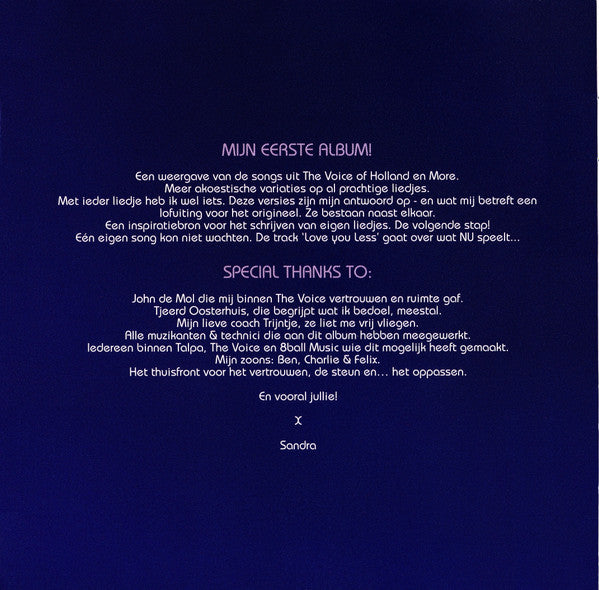 Sandra van Nieuwland : And More (CD, Album)