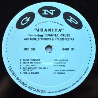 Juanita Cruse With Gerald Wiggins' Orchestra : Juanita (LP, Album, Mono, RE)