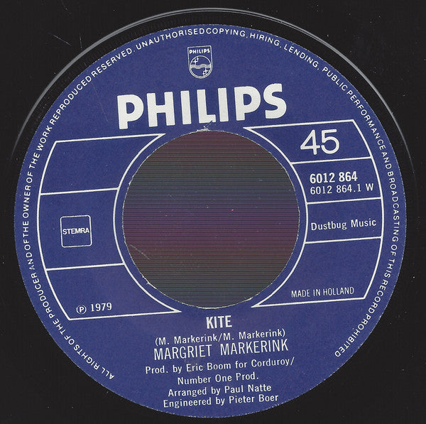 Margriet Markerink : Kite / Cactus Blues (7")