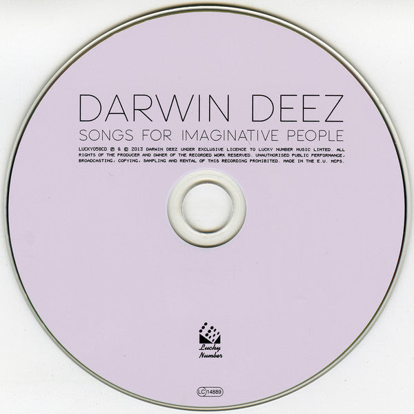 Darwin Deez : Songs For Imaginative People (CD, Album)