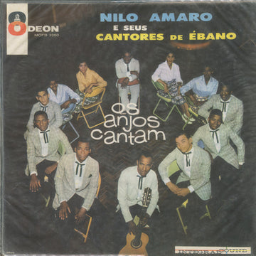 Nilo Amaro E Seus Cantores De Ébano : Os Anjos Cantam (LP, Album, Mono, San)