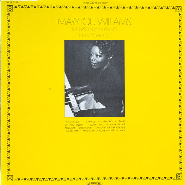 Mary Lou Williams : The First Lady Of Piano New-York 1955 (LP, Album)