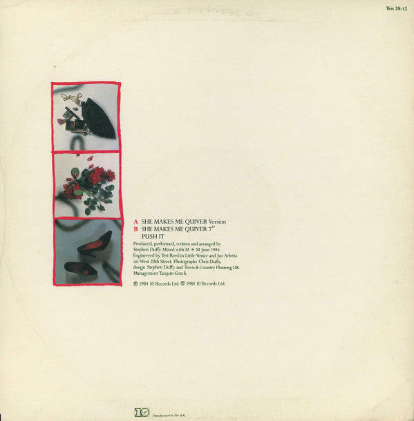 Stephen Duffy : She Makes Me Quiver (Version) (12")