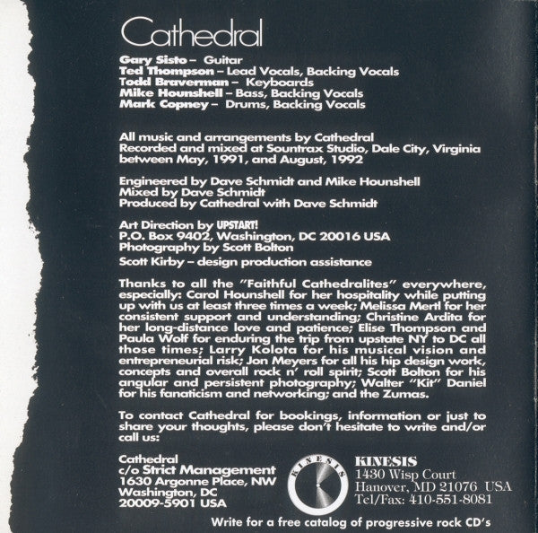 Cathedral (4) : Kingdom Of Ends (CD, Album)