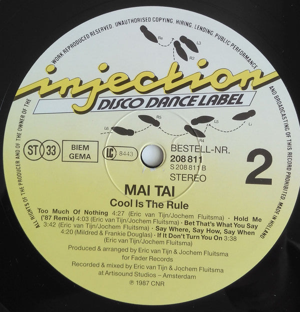 Mai Tai : Cool Is The Rule (LP, Album)