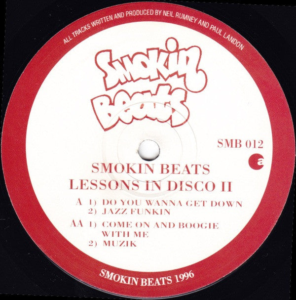 Smokin Beats : Lessons In Disco II - (The Lesson Continues) (12", EP)