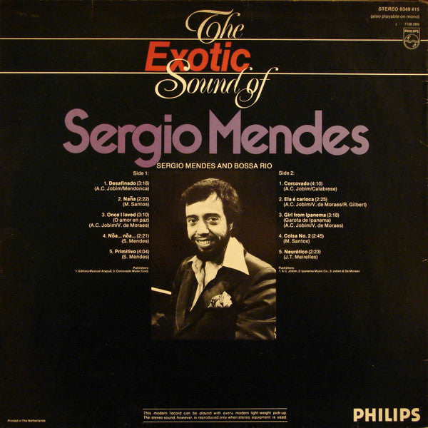 Sérgio Mendes & Bossa Rio : The Exotic Sound Of Sergio Mendes (LP, Album, RE)