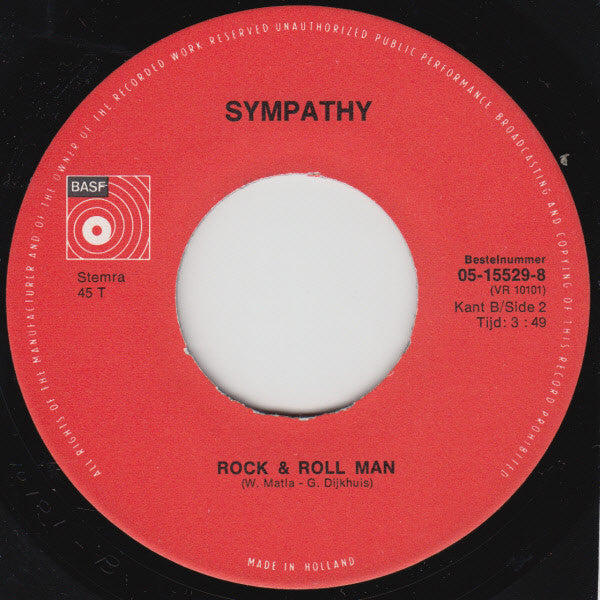 Sympathy (3) : Love You (7", Single)