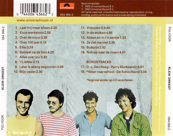 Klein Orkest : Klein Orkest (CD, Comp)