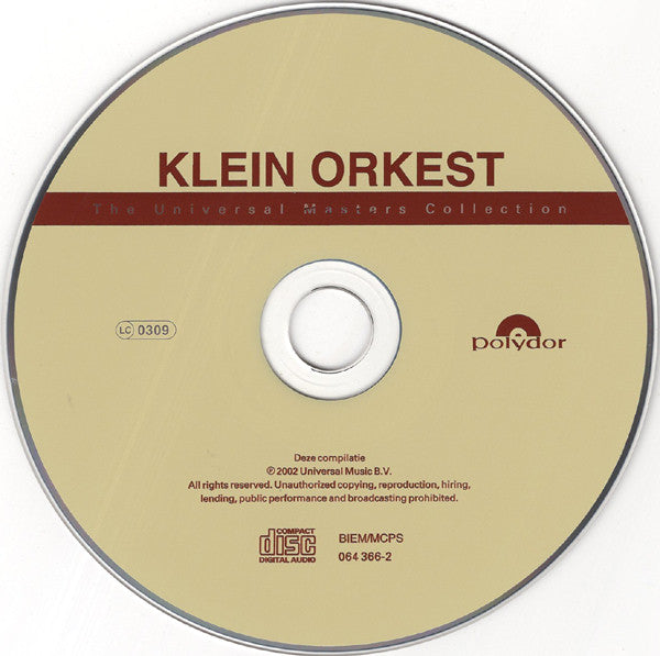 Klein Orkest : Klein Orkest (CD, Comp)