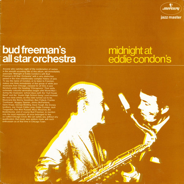 Bud Freeman's All Star Orchestra : Midnight At Eddie Condon's (LP, Mono, RE)