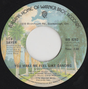 Leo Sayer : You Make Me Feel Like Dancing (7", Single)