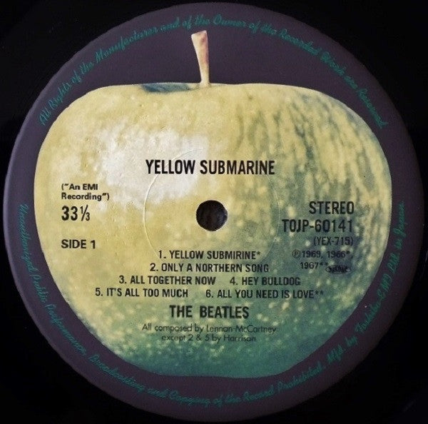 The Beatles : Yellow Submarine (LP, Album, RE)