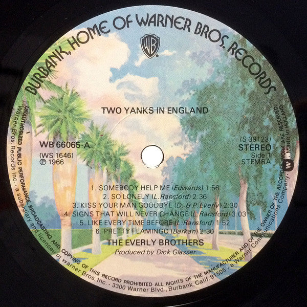 Everly Brothers : Two Yanks In England / Instant Party (2xLP, Comp)