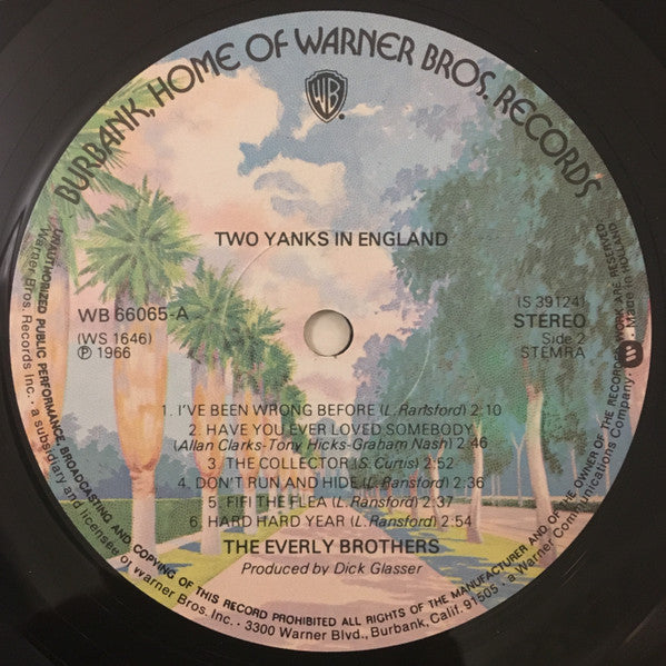 Everly Brothers : Two Yanks In England / Instant Party (2xLP, Comp)