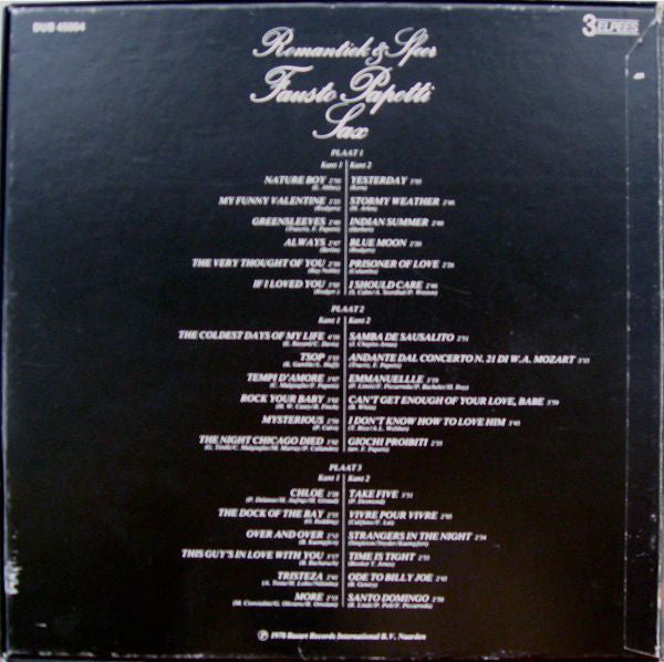 Fausto Papetti : Romantiek & Sfeer (3xLP, Album, Comp + Box)