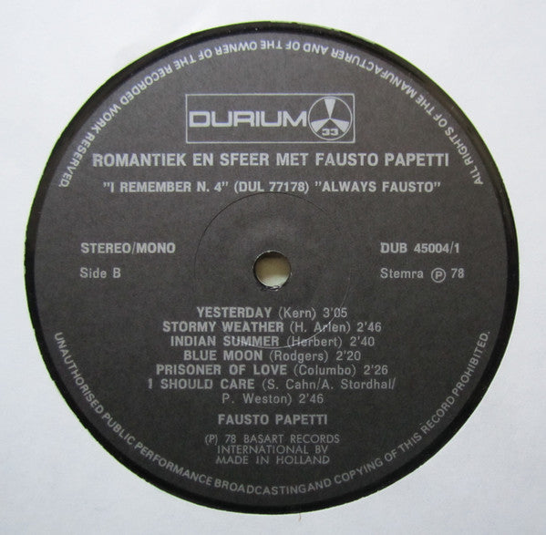 Fausto Papetti : Romantiek & Sfeer (3xLP, Album, Comp + Box)