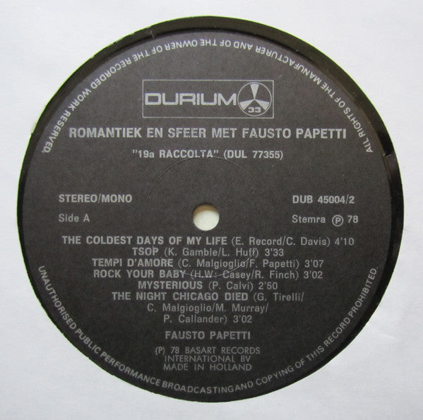 Fausto Papetti : Romantiek & Sfeer (3xLP, Album, Comp + Box)
