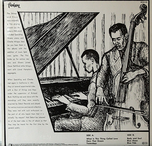 Strings And Keys : Strings And Keys (LP, Album, RE)