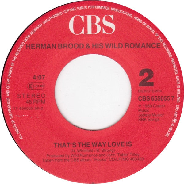 Herman Brood & His Wild Romance : Somethin' Else (7", Single)