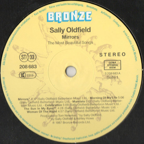 Sally Oldfield : Mirrors - The Most Beautiful Songs (LP, Comp, Foi)
