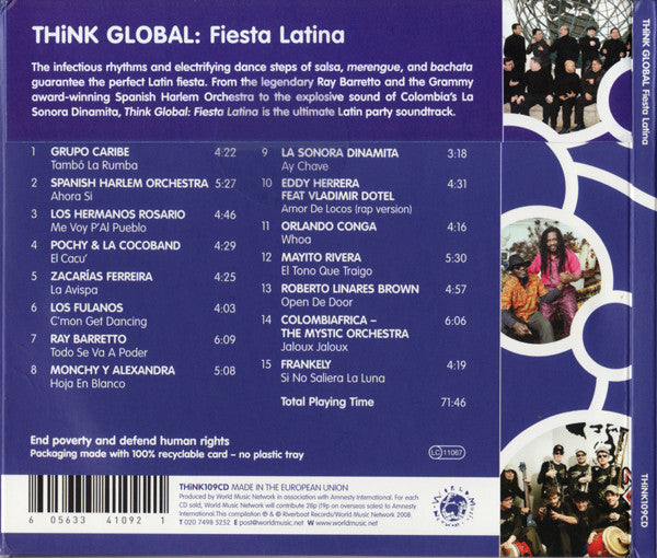 Various : Think Global: Fiesta Latina (CD, Comp)