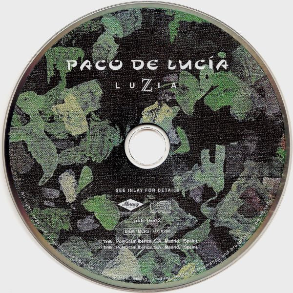 Paco De Lucía : Luzia (CD, Album)
