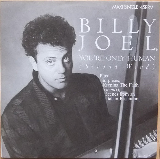 Billy Joel : You're Only Human (Second Wind) (12", Maxi, Plu)