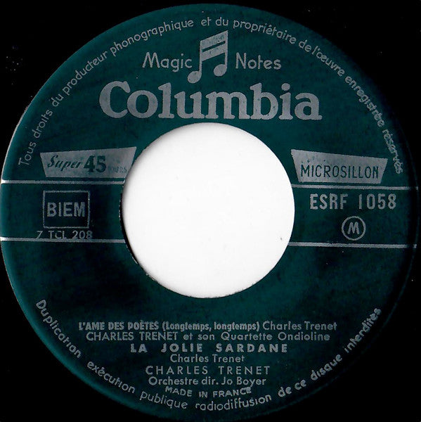 Charles Trenet : La Mer (7", EP)