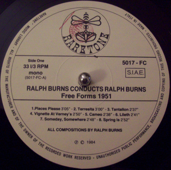 Ralph Burns : Ralph Burns Conducts Ralph Burns (Free Forms & Winter Sequence 1951 - 1954) (LP, Comp, Mono, RE)