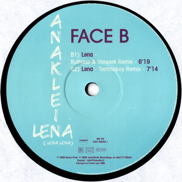 Anaklein : Lena (Lena Lena) (12")