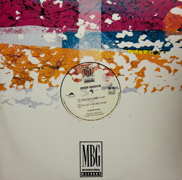 Deep Choice : Brainstorm (12")