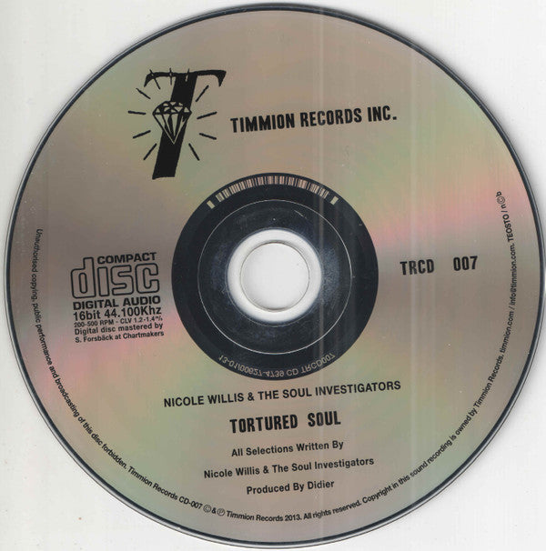 Nicole Willis And The Soul Investigators : Tortured Soul (CD, Album)