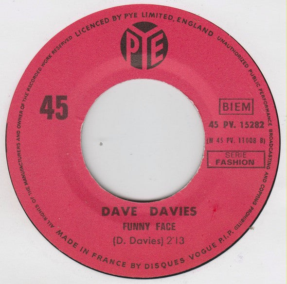 Dave Davies : Susannah's Still Alive (7", Single)