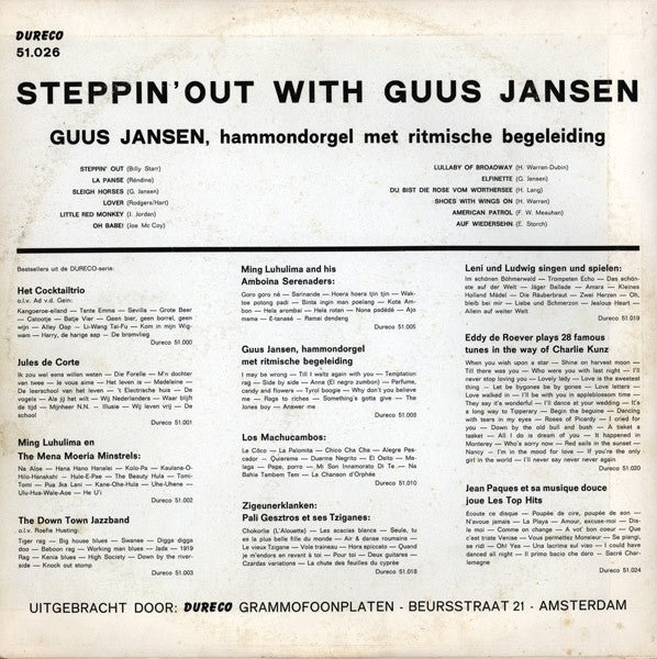 Guus Jansen : Steppin' Out (LP, Album)