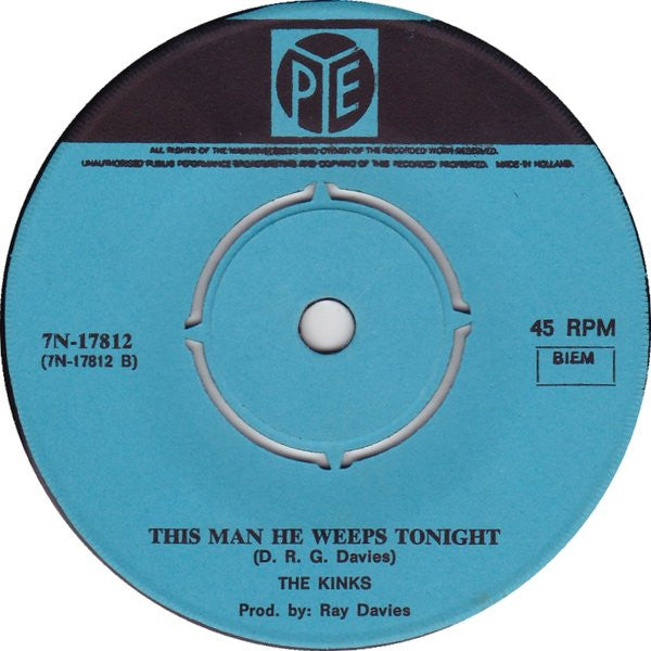 The Kinks : Shangrila (7", Single)