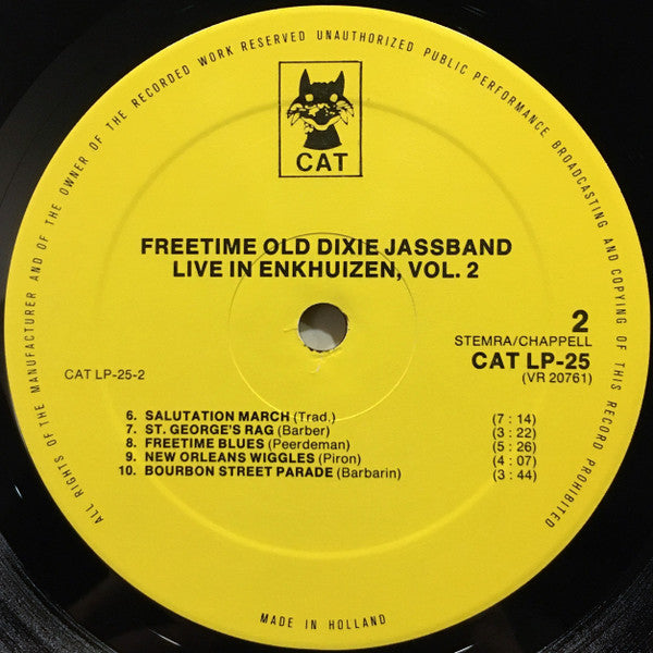 Freetime Old Dixie Jassband : Live In Enkhuizen Vol. 2 (LP)