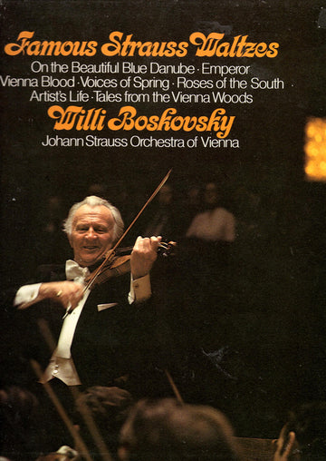 Willi Boskovsky / Wiener Johann Strauss Orchestra : Famous Strauss Waltzes (LP)