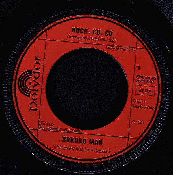 Rock Co. Co. : Rokoko Man (7", Single)