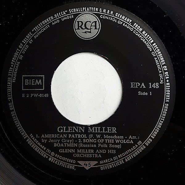Glenn Miller : An Album Of Outstanding Arrangements (7", EP)