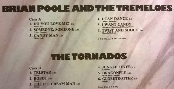 Brian Poole & The Tremeloes, The Tornados : Brian Poole And The Tremeloes / The Tornados (LP, Comp)