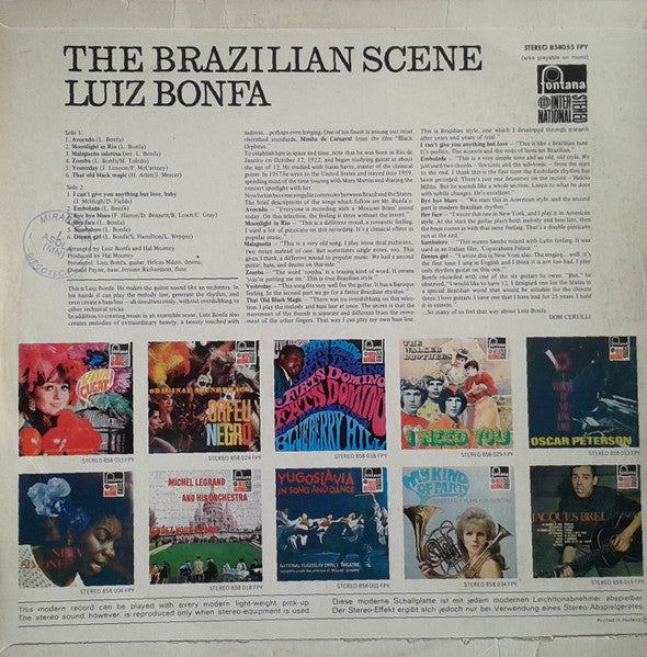 Luiz Bonfá : The Brazilian Scene (LP)